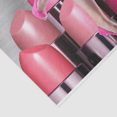 カラフルな口紅及び女性ハイヒール 薄葉紙 (詳細)