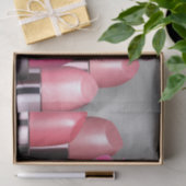 カラフルな口紅及び女性ハイヒール 薄葉紙 (ギフト)