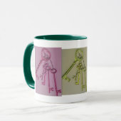 カラフルな合い鍵 マグカップ (正面左)