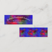 カラフルな名刺 スキニー名刺 (正面/裏面)