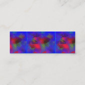 カラフルな名刺 スキニー名刺 (裏面)