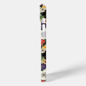カラフルな和風花柄モノグラム Case-Mate iPhoneケース (裏面 / 左)