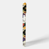 カラフルな和風花柄モノグラム Case-Mate iPhoneケース (裏面 / 右)