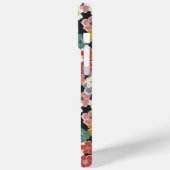 カラフルな和風花柄モノグラム Case-Mate iPhoneケース (裏面 / 左)