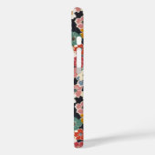 カラフルな和風花柄モノグラム Case-Mate iPhoneケース (裏面 / 左)