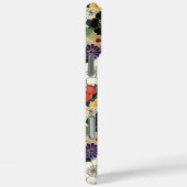 カラフルな和風花柄モノグラム Case-Mate iPhoneケース (裏面 / 右)