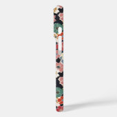 カラフルな和風花柄モノグラム Case-Mate iPhoneケース (裏面 / 左)