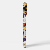 カラフルな和風花柄モノグラム Case-Mate iPhoneケース (裏面 / 右)