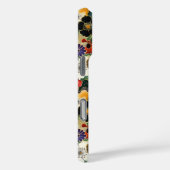 カラフルな和風花柄モノグラム Case-Mate iPhoneケース (裏面 / 右)