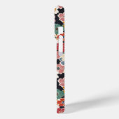 カラフルな和風花柄モノグラム Case-Mate iPhoneケース (裏面 / 左)
