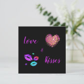 カラフルな唇と愛のキス シーズンカード (スタンド正面)