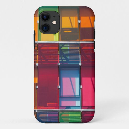 カラフルな商業ビルの詳細 Case-Mate iPhoneケース (裏面)