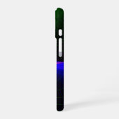 カラフルな四方向波動幾何学柄iPhone 16ケース iPhone 16ケース (左側面)