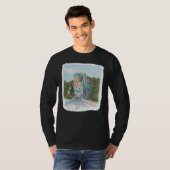 カラフルな城のイラスト Tシャツ (正面フル)