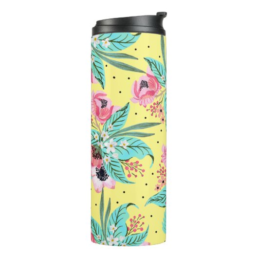 カラフルな夏によっては黄色い熱タンブラーが開花します タンブラー (回転左)