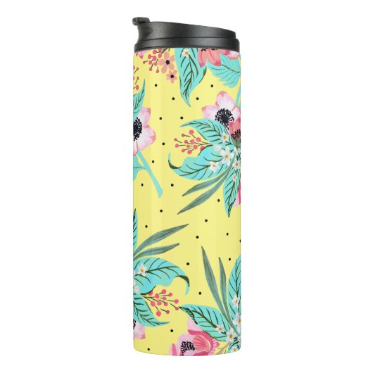 カラフルな夏によっては黄色い熱タンブラーが開花します タンブラー (回転右)