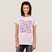 カラフルな夏のイチゴ Tシャツ (正面フル)