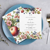 カラフルな夏の庭 招待状