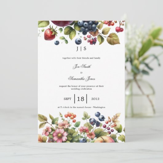 カラフルな夏の庭 招待状 (スタンド正面)