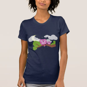 カラフルな夜型の人 Tシャツ