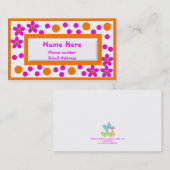 カラフルな子供のテレホンカード コーリングカード (正面/裏面)