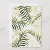 カラフルな子供の野生動物サファリパーティーバースデー 招待状 (裏面)