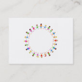 カラフルな子供 名刺 (裏面)