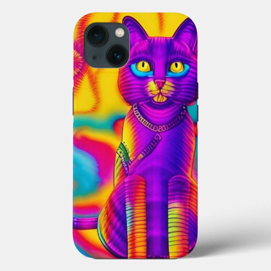 カラフルな子猫のスマホケース Case-Mate iPhoneケース (裏面)