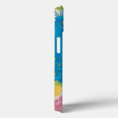 カラフルな孔雀および花 Case-Mate iPhoneケース (裏面 / 右)