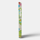 カラフルな孔雀および花 Case-Mate iPhoneケース (裏面 / 左)