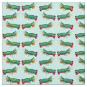 カラフルな孔雀のシャコ目の生地 ファブリック (見本)