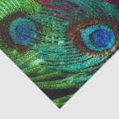 カラフルな孔雀の羽 薄葉紙 (詳細)