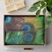 カラフルな孔雀の羽 薄葉紙 (ギフト)