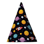カラフルな宇宙の冒険 パーティーハット (右)