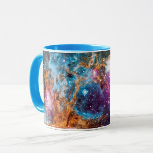 カラフルな宇宙の写真、NGC 6357星形成領域 マグカップ (正面左)