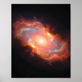 カラフルな宇宙の星雲 ポスター