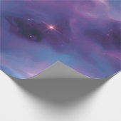 カラフルな宇宙の星雲 ラッピングペーパー (角)
