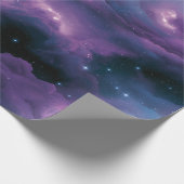 カラフルな宇宙の星雲 ラッピングペーパー (角)