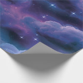 カラフルな宇宙の星雲 ラッピングペーパー (角)