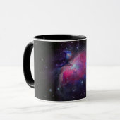 カラフルな宇宙の銀河系の星 マグカップ (正面左)