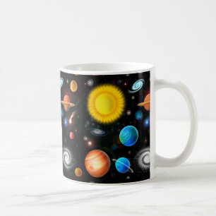 カラフルな宇宙天文学の宇宙のマグ コーヒーマグカップ