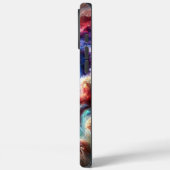 カラフルな宇宙銀河の渦巻きと輝く星雲 Case-Mate iPhoneケース (裏面 / 左)