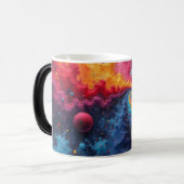 カラフルな宇宙 モーフィングマグカップ (正面左)