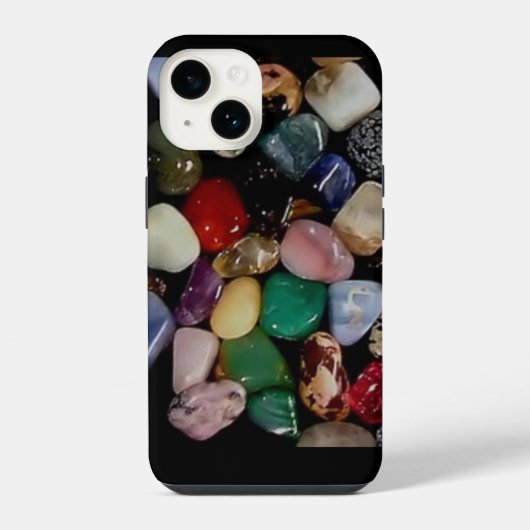 カラフルな宝石 iPhoneケース (裏面)