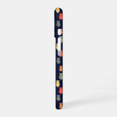 カラフルな小さなネクタイ柄 iPhone 16ケース (左側面)