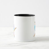 カラフルな小鳥 マグカップ (中央)