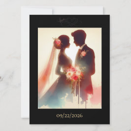 カラフルな平型の「Save The Date」カード セーブザデート