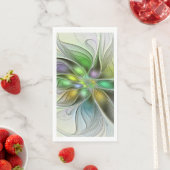カラフルな幻想の花 モダン・アブストラクト・フラクタル (インサイチュ)