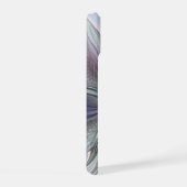 カラフルな幻想抽象モダンフラクタルフラワー iPhone 15ケース (右側面)