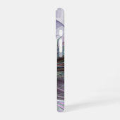 カラフルな幻想抽象モダンフラクタルフラワー iPhone 16ケース (左側面)